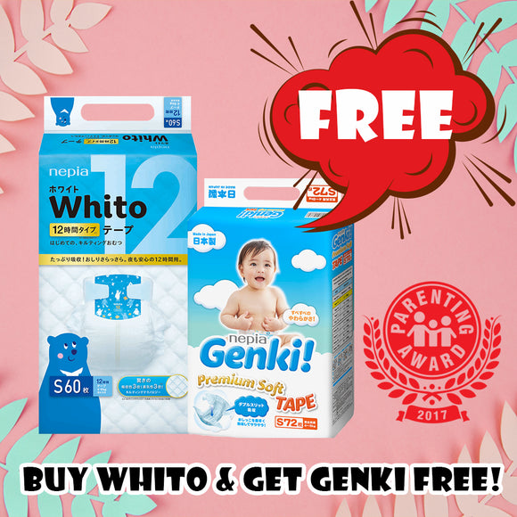 Nepia Buy Whito Get Genki! FREE!