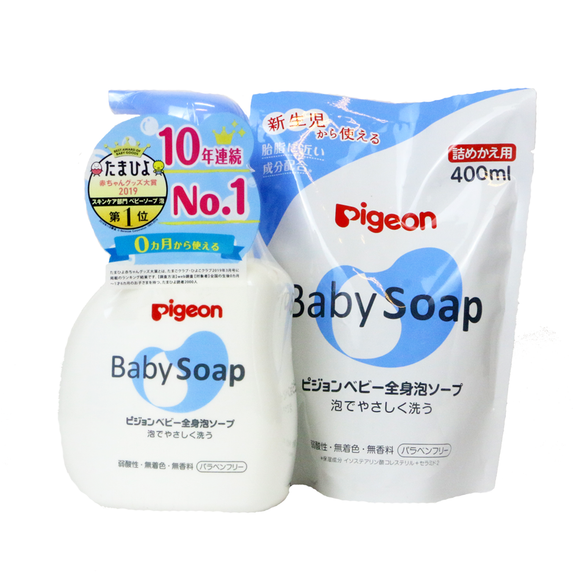 Pigeon Fragrance-Free 2 in 1 Foam Soap/Refill